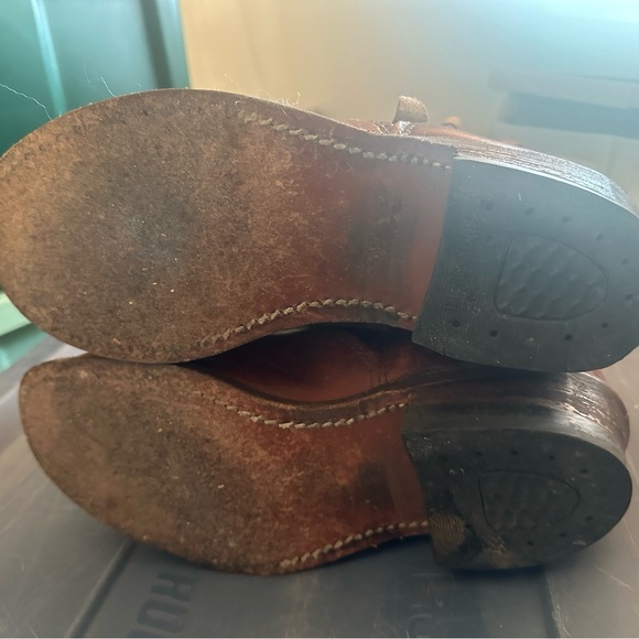 Brown Fyre boots with star pattern at top. Size 10. Size worn off - Picture 7 of 8